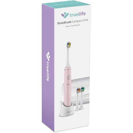 Компактна звукова зубна щітка TrueLife SonicBrush рожева: ціни та характеристики