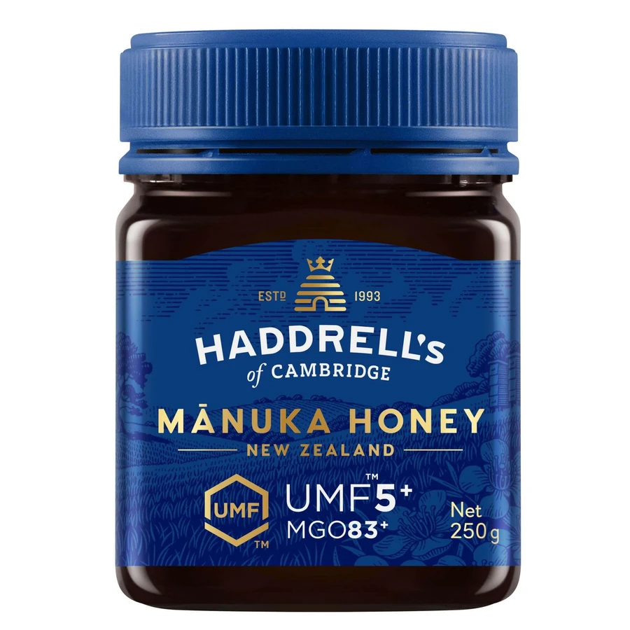 Мед Haddrell's, Manuka UMF 5+ MGO 83+, 250 г: ціни та характеристики