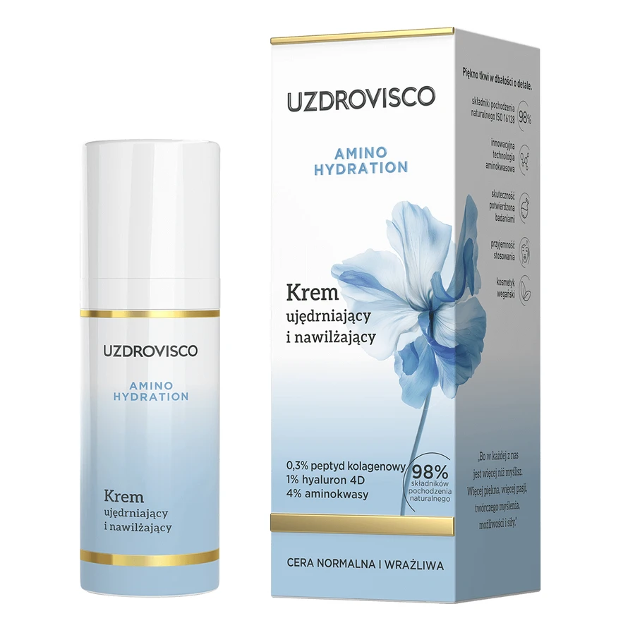 Uzdrovisco Amino Hydration, укрепляющий и увлажняющий крем, 50 мл: цены и характеристики