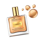 Bielenda Lumiere, багатофункціональна суха олія для догляду за обличчям, тілом та волоссям з частинками золота, 50 мл: ціни та характеристики
