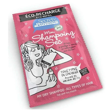 Сухий шампунь Secrets de Provence Eco-Refill для всіх типів волосся 38 мл: ціни та характеристики