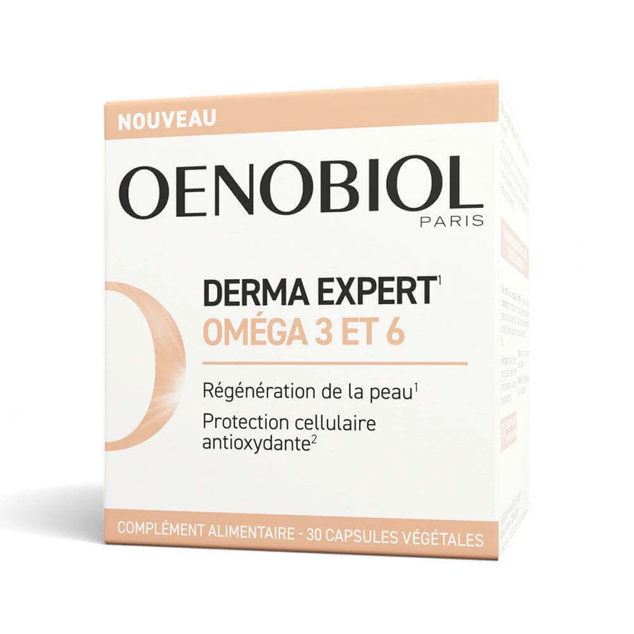 Oenobiol Derma Expert Омега 3 6 Регенерація шкіри 30 капсул: ціни та характеристики