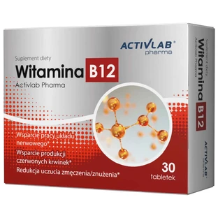 ActivLab Pharma Вітамін В12 100 мкг, 30 таблеток