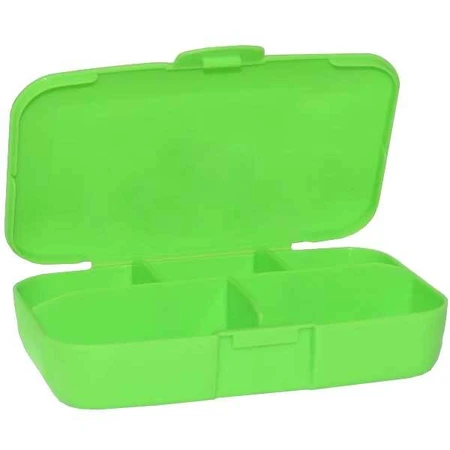 Swanson Pill Box, кассета для ежедневного приема лекарств, 5-камерная, зеленая: цены и характеристики