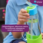 B.Box, бутылка для воды с соломинкой, тритан, детский бидон, Клубничный коктейль, от 3 лет, 600 мл: цены и характеристики