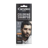 Чоловічий відтінковий шампунь Cameleo, дуже темний коричневий 3.1, 15 мл, Delia Cosmetics