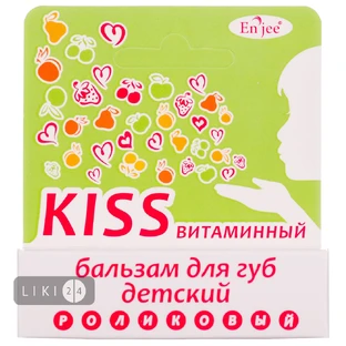 Бальзам для губ Enjee Kiss Витаминный детский роликовый 6 мл