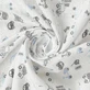 BabyMatex, Муслиновое обертывание Muslin Design, 80 см x 120 см, белый с машинками