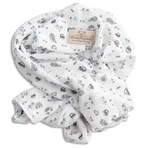 BabyMatex, Муслиновое обертывание Muslin Design, 80 см x 120 см, белый с машинками: цены и характеристики