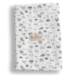 BabyMatex, Муслиновое обертывание Muslin Design, 80 см x 120 см, белый с машинками: цены и характеристики