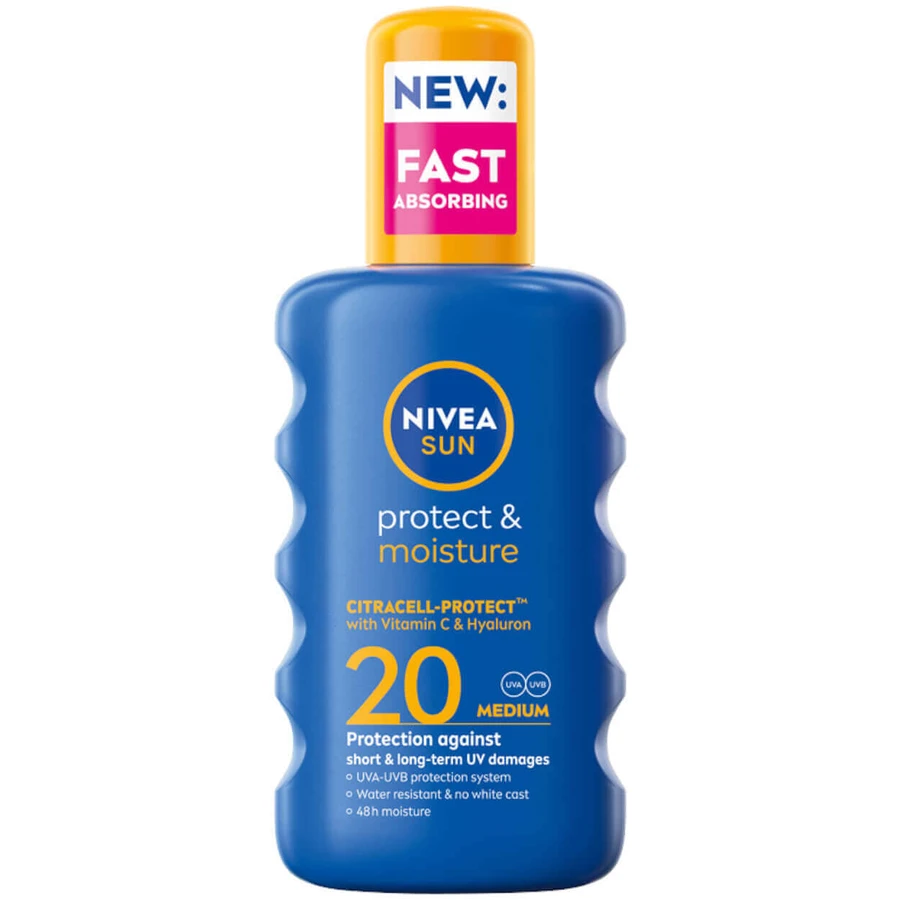 Набір Nivea Sun UV Face Q10 Anti-Age, антивіковий сонцезахисний крем, SPF 50, 50 мл + зволожуючий сонцезахисний спрей, SPF 20, 200 мл + безкоштовна пляжна сумка: ціни та характеристики