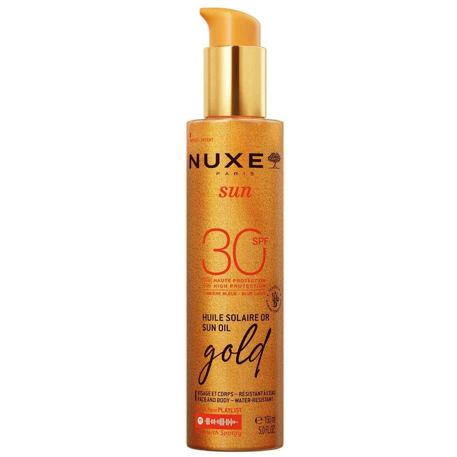 Nuxe Sun, освещающее масло для загара лица и тела, спрей, SPF 30, 150 мл: цены и характеристики