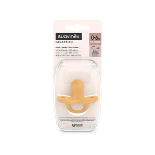 Силіконова соска SX Pro Colour Essence, 0-6 місяців, гірчично-жовта, Suavinex