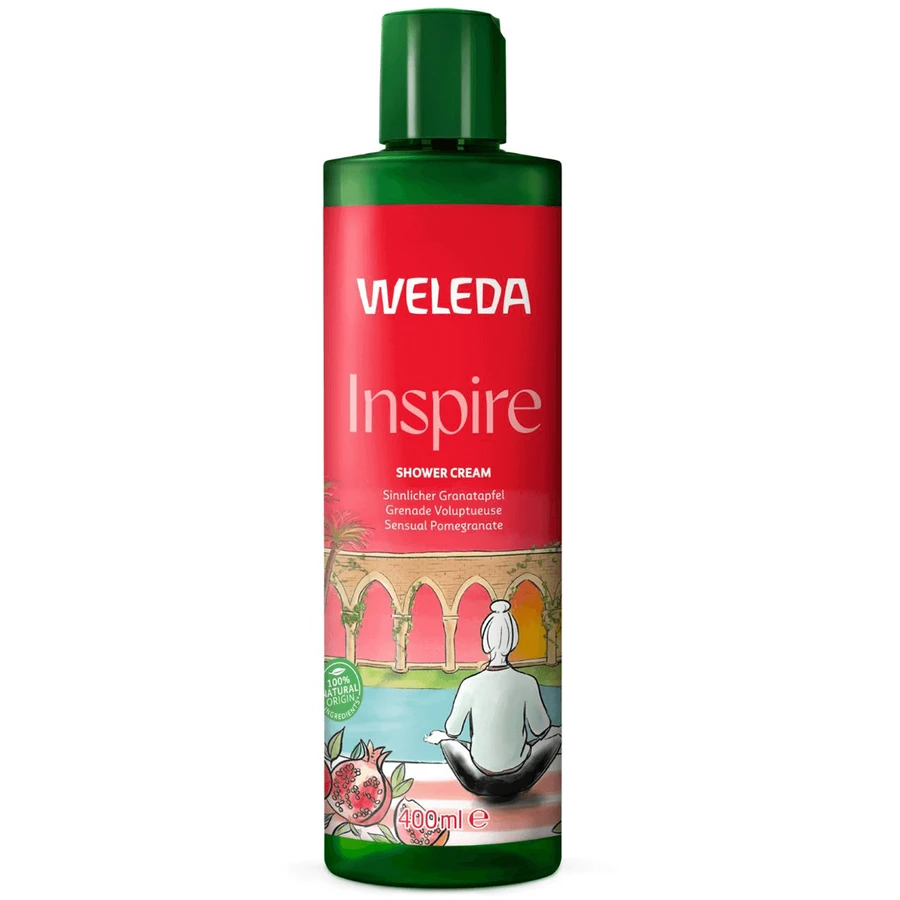 Weleda Inspire, крем-лосьйон для душу з гранатом, 400 мл: ціни та характеристики