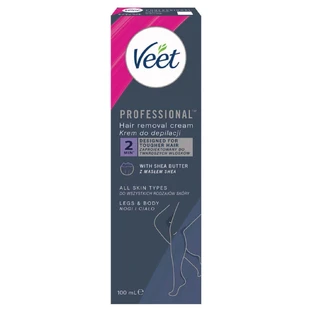 Veet Professional cremă depilatoare cu unt de shea, 100 мл