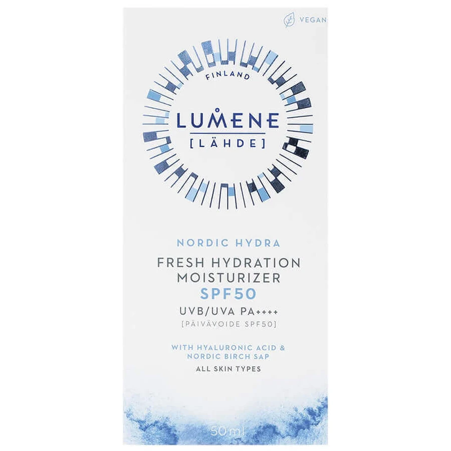 Lumene Nordic Hydra Lahde, зволожуючий крем для обличчя, SPF 50, 50 мл: ціни та характеристики
