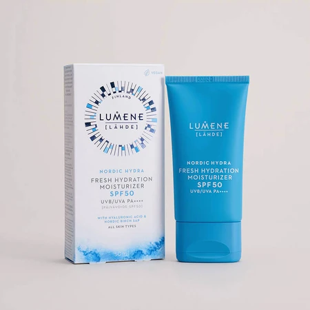 Lumene Nordic Hydra Lahde, зволожуючий крем для обличчя, SPF 50, 50 мл: ціни та характеристики