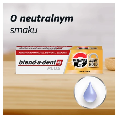 Blend-a-denr Plus, адгезив для зубних протезів у формі крему, незрівнянна фіксація, 40 мл: ціни та характеристики
