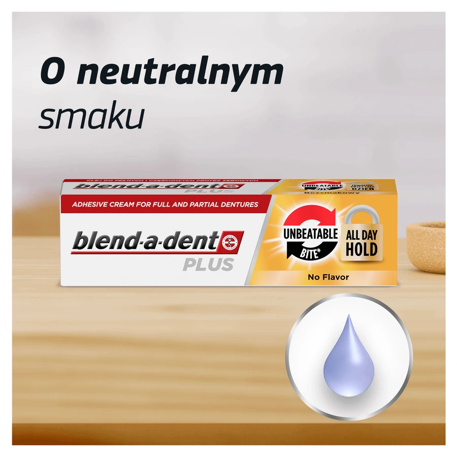 Blend-a-denr Plus, адгезив для зубних протезів у формі крему, незрівнянна фіксація, 40 мл: ціни та характеристики