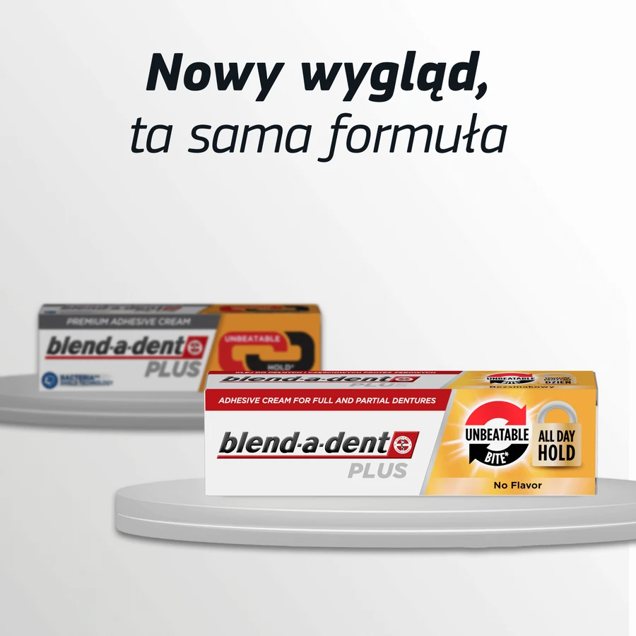 Blend-a-denr Plus, адгезив для зубних протезів у формі крему, незрівнянна фіксація, 40 мл: ціни та характеристики