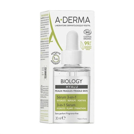 A-Derma Biology 3-в-1 Hyalu Serum 30ml: цены и характеристики