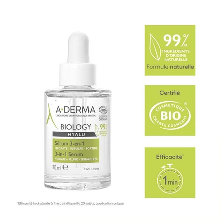 A-Derma Biology 3-в-1 Hyalu Serum 30ml: цены и характеристики