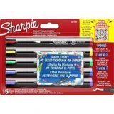 Набор из 5 акриловых маркеров с круглым наконечником, Sharpie