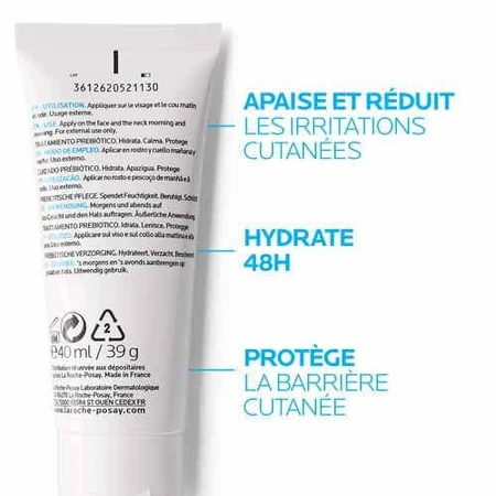Зволожуючий, заспокійливий і захисний крем La Roche-Posay Toleriane 2х40мл: ціни та характеристики