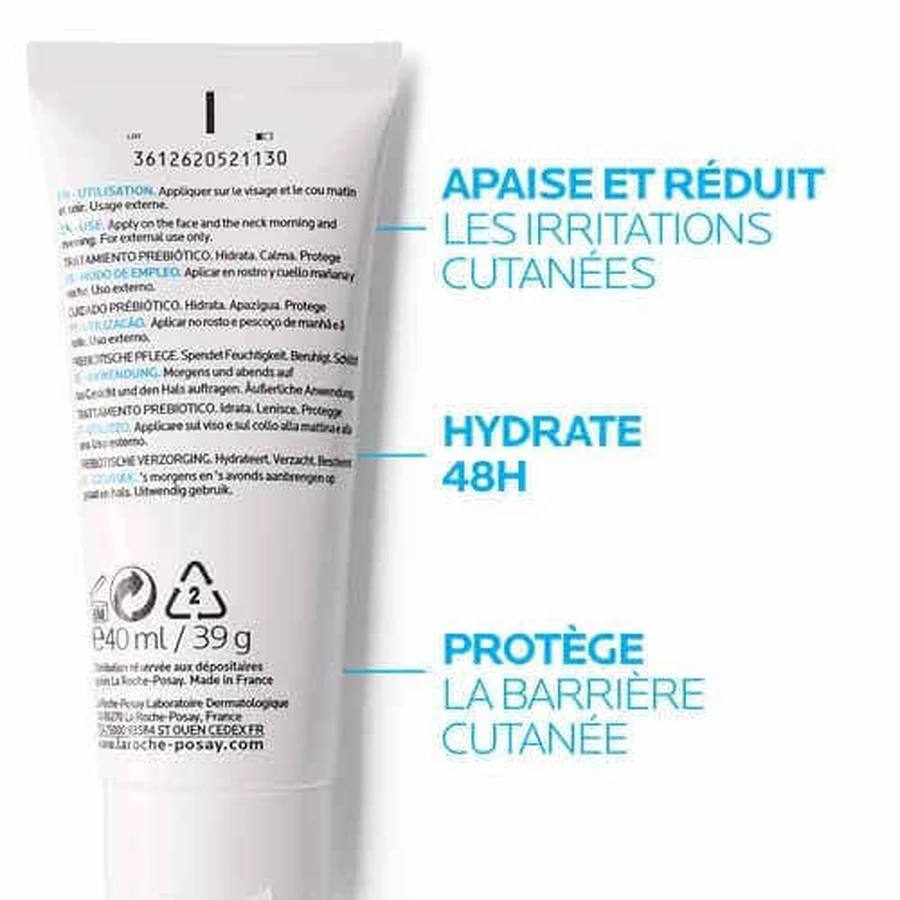Зволожуючий, заспокійливий і захисний крем La Roche-Posay Toleriane 2х40мл: ціни та характеристики