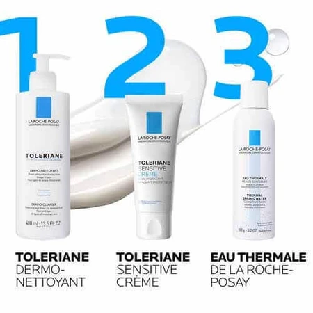 Зволожуючий, заспокійливий і захисний крем La Roche-Posay Toleriane 2х40мл: ціни та характеристики