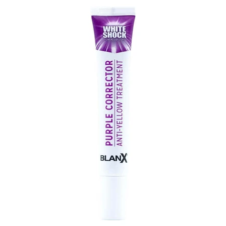 BlanX White Shock Purple Corrector, система отбеливания зубов, сыворотка, 20 мл + колпачок Led Bite: цены и характеристики