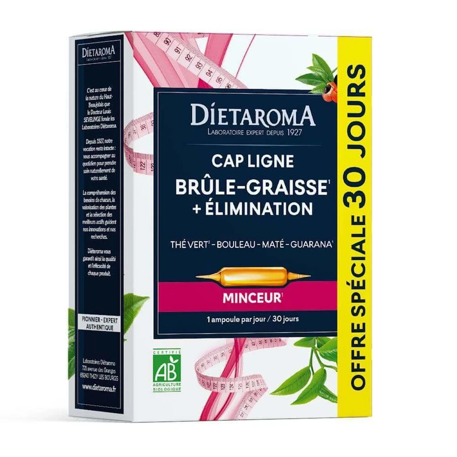 Dietaroma Жироспалювач Cap Ligne + Elimination 30 ампул: ціни та характеристики