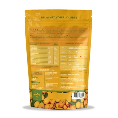 Iswari Eveil du Bouddha Organic Mango Baobab Супер сніданок 360г: ціни та характеристики