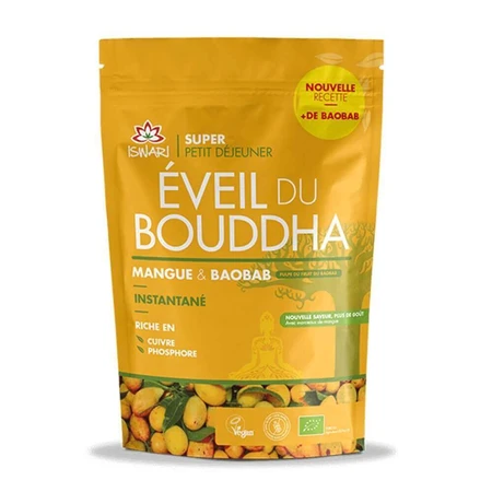 Iswari Eveil du Bouddha Organic Mango Baobab Супер сніданок 360г: ціни та характеристики
