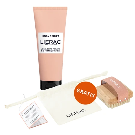 Lierac Body Sculpt, гель для зміцнення бюста, 75 мл + щіточка для тіла безкоштовно: ціни та характеристики