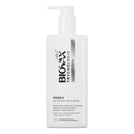 Набір Biovax Trychologic Advanced Detox, șampon pentru păr și scalp, 200 мл + mască de păr, 200 мл: ціни та характеристики