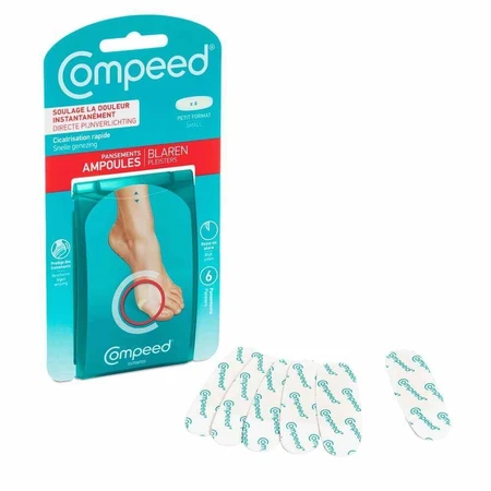 Пластир від пухирів Compeed малий розмір x6: ціни та характеристики