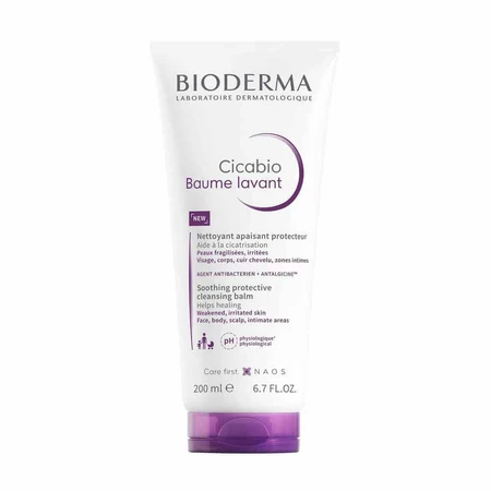 Bioderma Cicabio Защитный, успокаивающий очищающий бальзам для хрупкой и раздраженной кожи 200 мл: цены и характеристики
