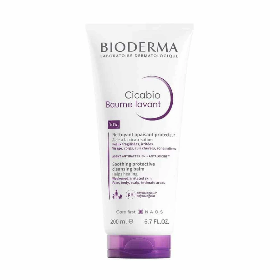 Bioderma Cicabio Защитный, успокаивающий очищающий бальзам для хрупкой и раздраженной кожи 200 мл: цены и характеристики