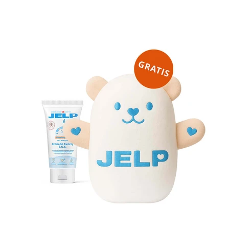 Jelp Baby 0+, гіпоалергенний крем для обличчя S.O.S., з першого дня, 75 мл + ведмедик у подарунок: ціни та характеристики