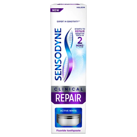 Sensodyne Clinical Repair Active White, отбеливающая зубная паста, 75 мл: цены и характеристики