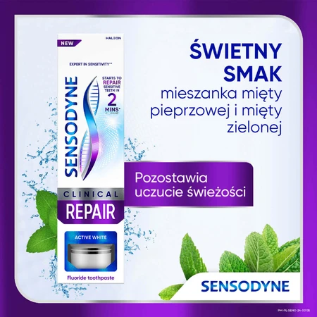 Sensodyne Clinical Repair Active White, отбеливающая зубная паста, 75 мл: цены и характеристики