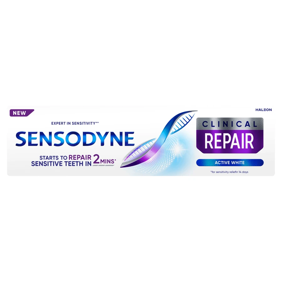 Sensodyne Clinical Repair Active White, отбеливающая зубная паста, 75 мл: цены и характеристики