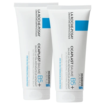 Набір La Roche-Posay Cicaplast Baume B5+, заспокійливий відновлювальний лосьйон, 2 x 100 мл: ціни та характеристики