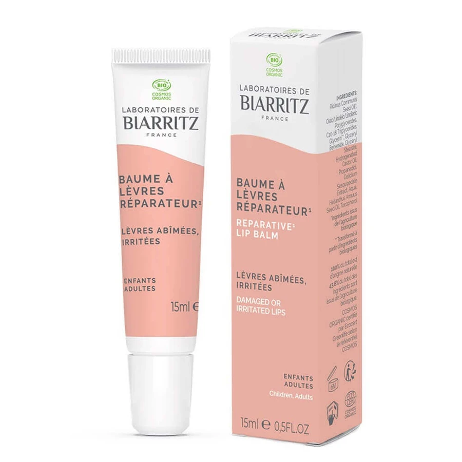 Органічний бальзам для губ Laboratoires De Biarritz Відновлює, заспокоює та захищає 15мл: ціни та характеристики