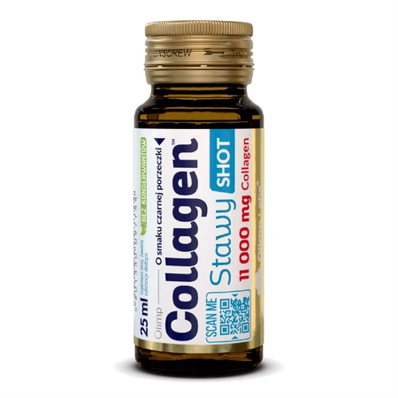 Olimp Collagen Stawy Shot, скляна ампула, зі смаком чорної смородини, 25 мл: ціни та характеристики