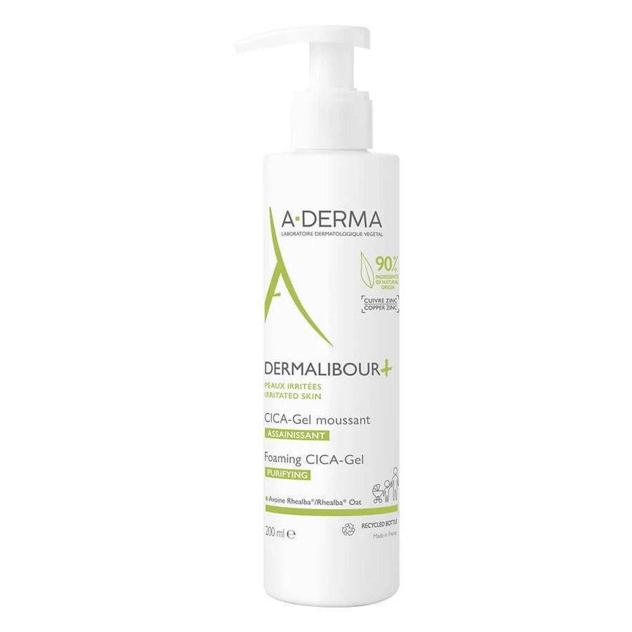 A-Derma Dermalibour+ CICA - Піноутворюючий очищуючий гель 200 мл: ціни та характеристики
