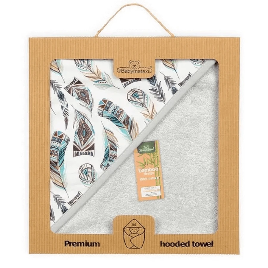 BabyMatex, махровий покривало для ванни Bamboo Design, 100 см x 100 см, сірий: ціни та характеристики