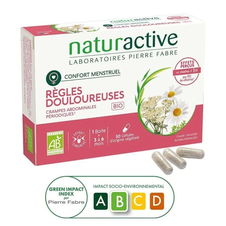 Naturactive Organic Болевые месячные 30 капсул: цены и характеристики