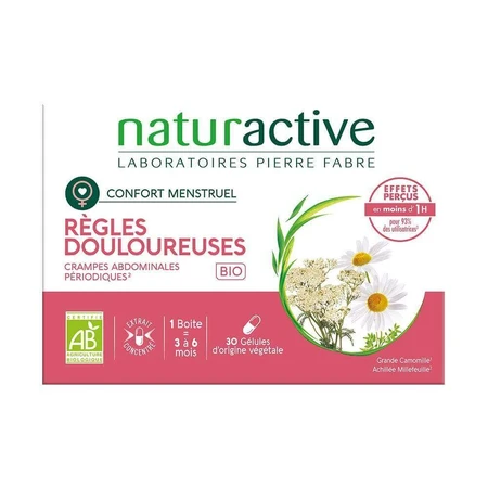 Naturactive Organic Болевые месячные 30 капсул: цены и характеристики